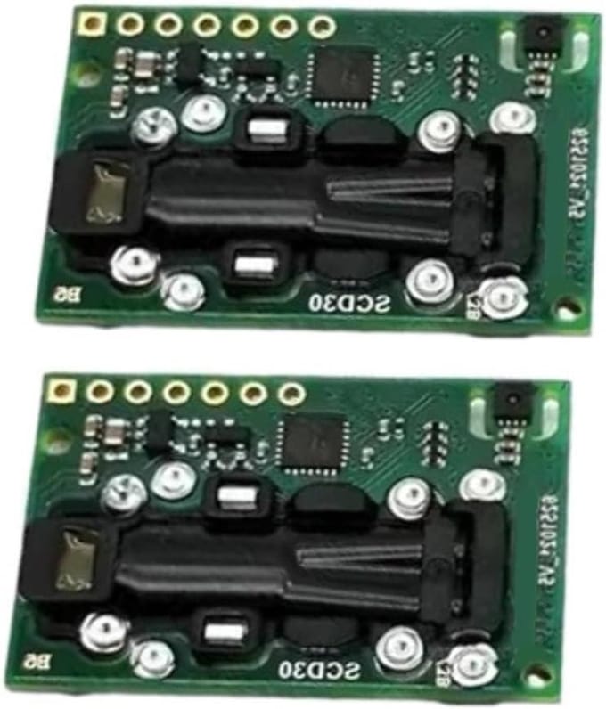 Luchtkwaliteit Sensor - CO2 Meter Module - Binnenklimaat Meten - I2C Modbus Interface - 35 x 23 mm - Groen