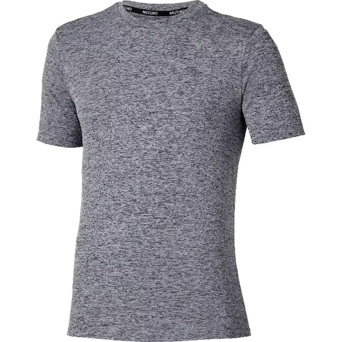 Mizuno Core Impulse T-shirt Met Korte Mouwen Grijs S Man