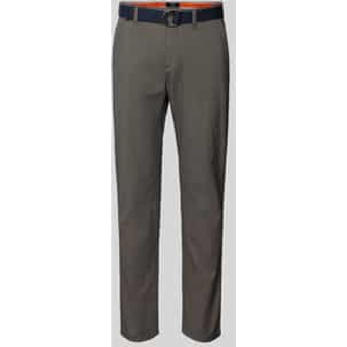 Slim fit chino met riem