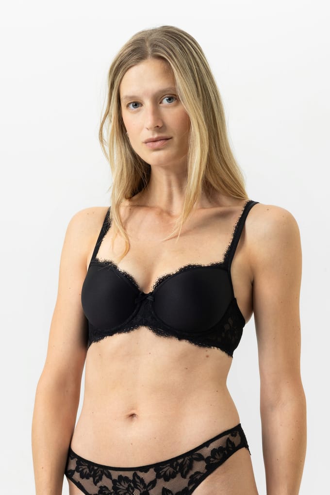 Spacer-beha | Half cup Serie Amazing Zwart