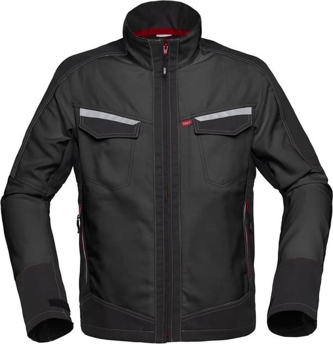 Havep Korte Jas Vest Attitude Zwart/charcoal Grijs Mt. L