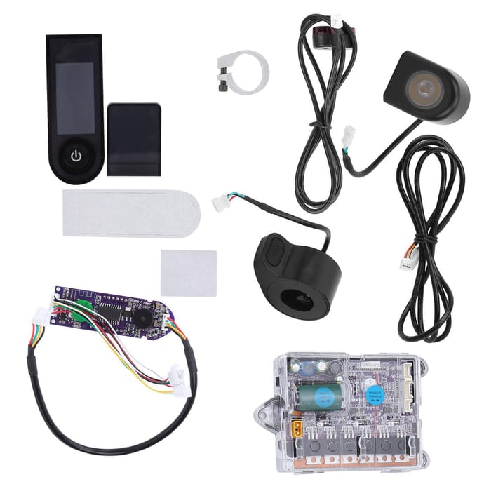 Elektrische Scooter Controller Board Kit Skateboard Digitaal Display Moederbord Achterlicht voor XIAOMI wit