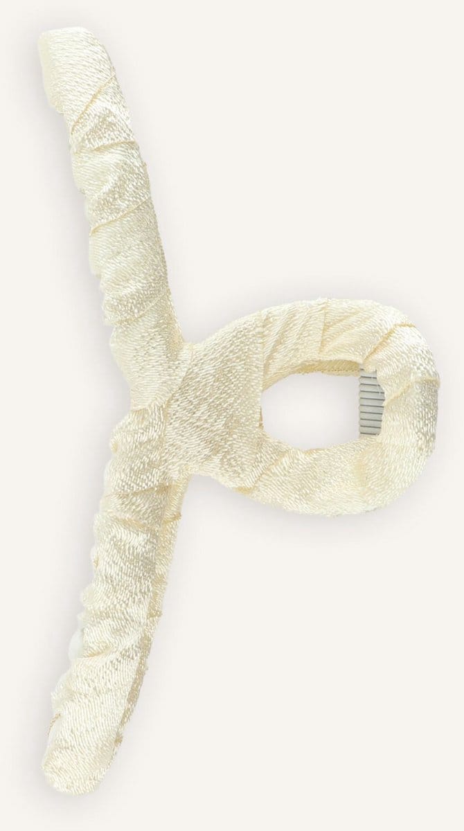 Becksondergaard Wavey Celabrina Hair Claw Haaraccessoires Dames - Creme - Maat ONESIZE