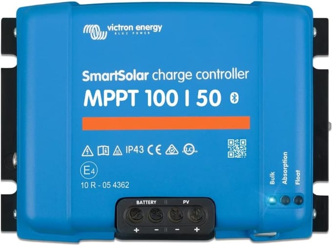 Zonne Laadregelaar 50A 12/24V MPPT met Bluetooth