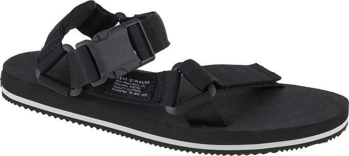 Levi's Tahoe Refresh Sandal, Mannen, Zwart, Sandalen, maat: 46