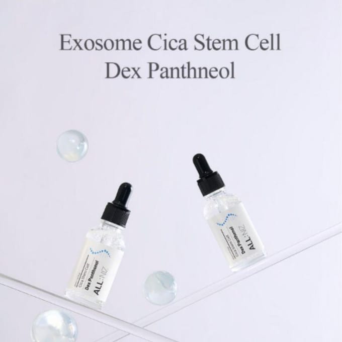 ALLE:NIZ CICA Stamcel Dexpanthenol Diep Hydraterende Herstellende Ampul, 1 stuks, 30ml white
