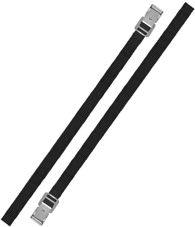 ProPlus Bindriemen met metalen gesp - 18 mm x 100 cm - zwart - set van 2 stuks