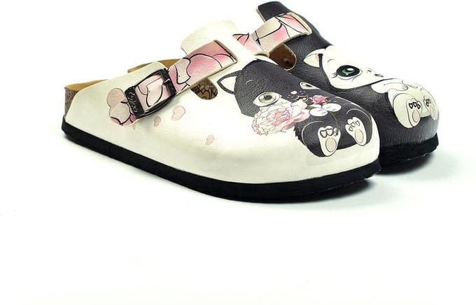 Goby Blossom Cat Dames Clogs – Handmade – Vegan Leer – Maat 41
