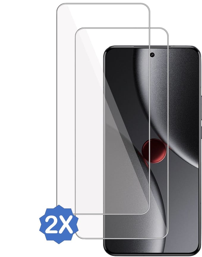 2x TechNow Screenprotector geschikt voor Xiaomi 15 Ultra Screenprotector - Gehard Glas - Rounded - Proteqt+