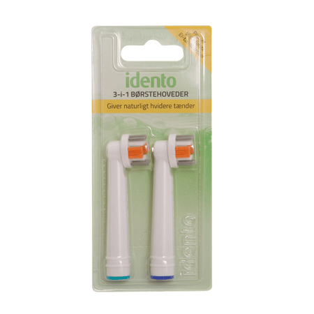 Idento 3-in-1 opzetborstel - 2 stuks