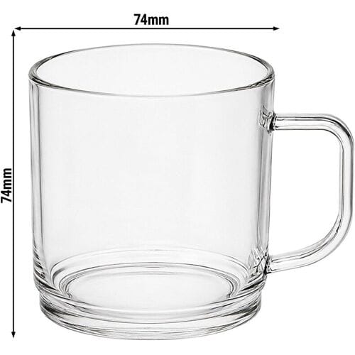 GGM Gastro (50 Stück) Polycarbonat Tee-/Kaffeetasse - 200ml - Transparent