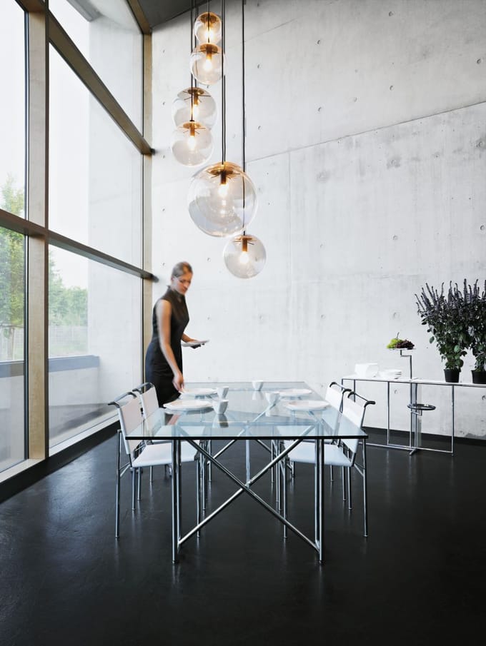 ClassiCon - Roquebrune stoel - wit - verchroomd