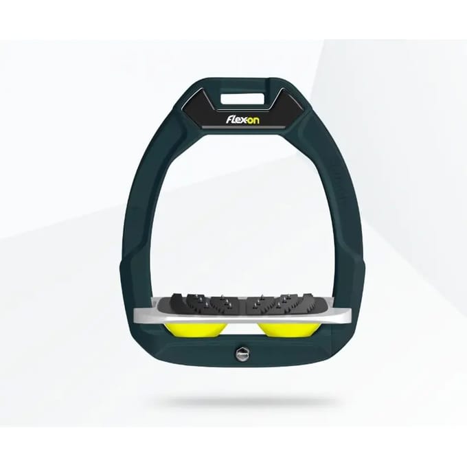 Veiligheidsbeugels voor het rijden Schuin Ultra Grip Groen/Grijs/Geel Flex-On Safe-On