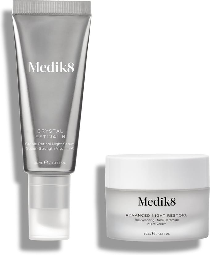 Medik8 The Night Shift - Crystal Retinal 6 + Advanced Night Restore - Anti-aging nachtduo