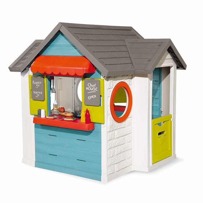 Smoby 810403 Chef House speelhuis, keuken en winke