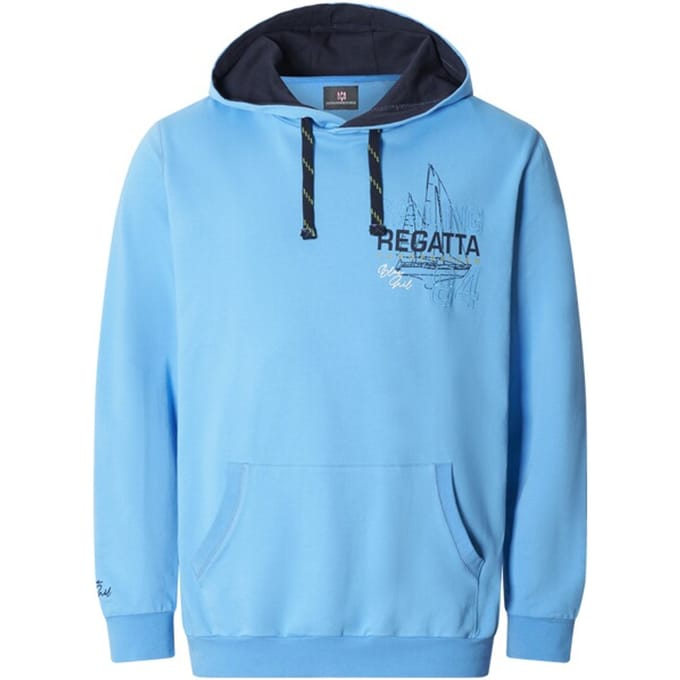 Jan Vanderstorm herren Sweatshirt - 68/70 - blauw - Plus Size