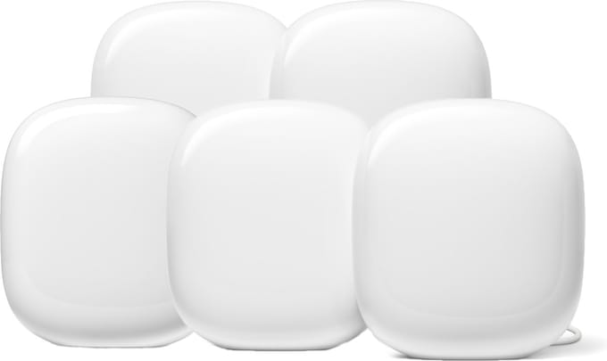 Google Nest Wifi Pro - Mesh Wifi - Wifi 6E - 5-pack
