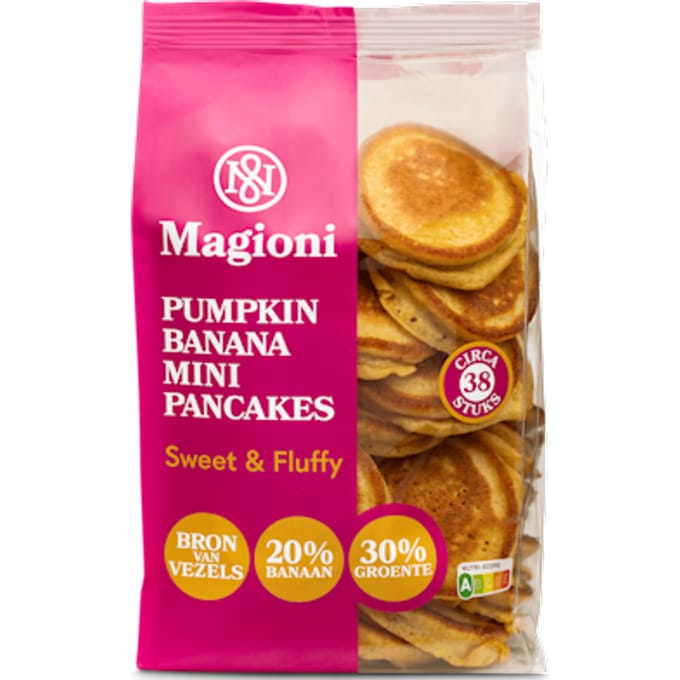 Pumpkin banana mini pancakes