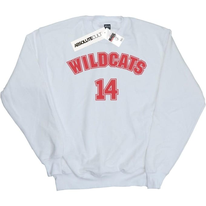 Disney Heren High School Musical The Musical Wildcats 14 Sweatshirt (Wit)