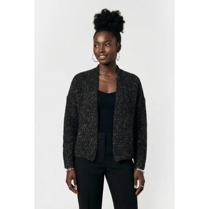 Knitted Pomme Cardigan Black Größe: S | Cardigans Outlet | Damen | Schwarz