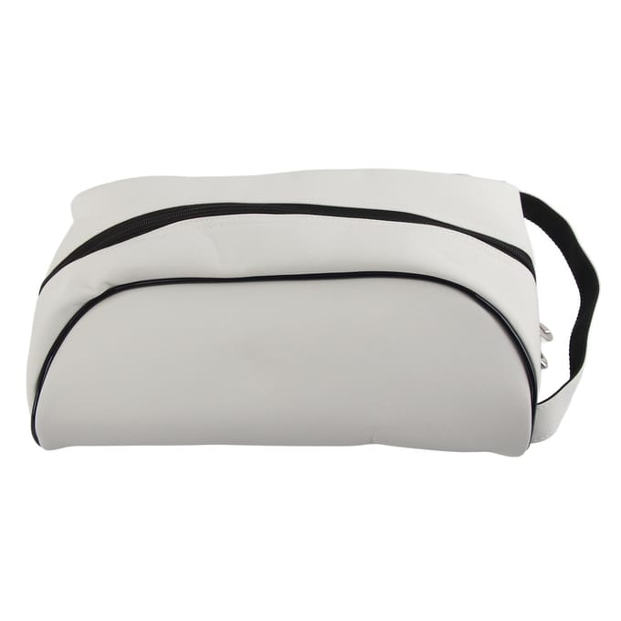 PU Leer Golfschoen Draagtas Thuis Reizen Stofdichte Opbergtas Accessoiretas Wit white