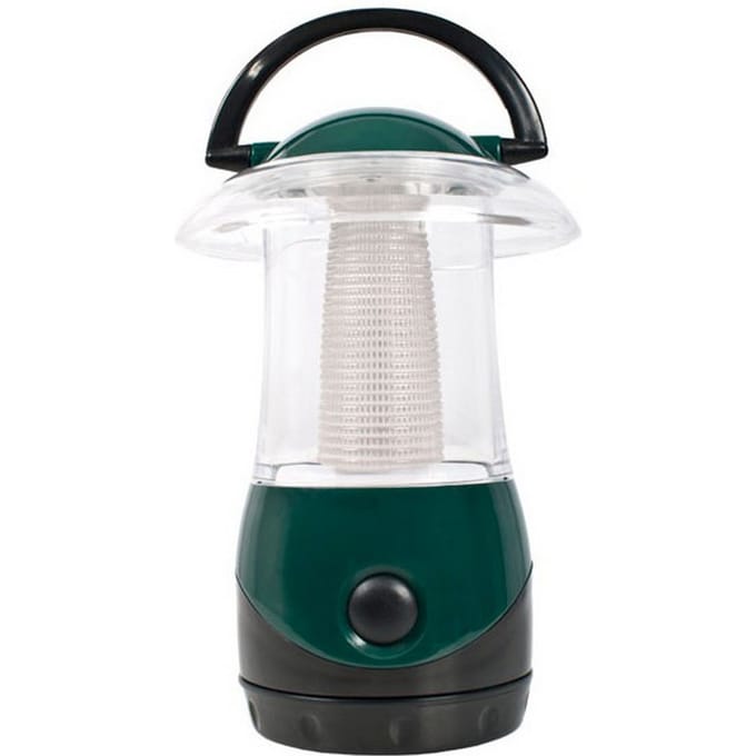Trespass Embers 4 LED Batterij Lichtgewicht Lantaarn (Donkergroen)