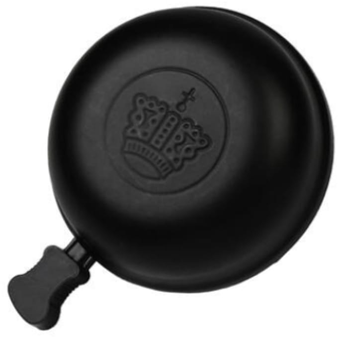 Benson Stijlvolle fietsbel - aluminium - mat zwart - Ø 54 mm - helder geluid