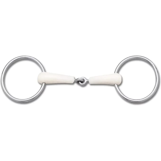Mors 2 ringen voor gebroken paarden Happy Mouth