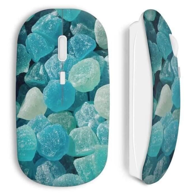 Souris Sans Fil Bonbons bleus