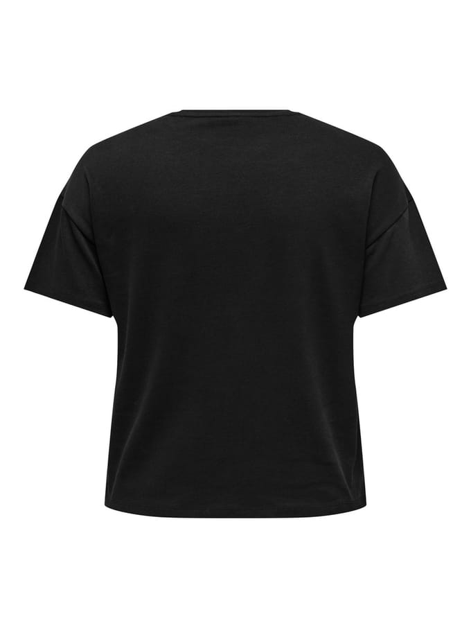 ONLY CARMAKOMA - CARHOUSTON S/S O-NECK TEE JRS - Dames - Blouses
