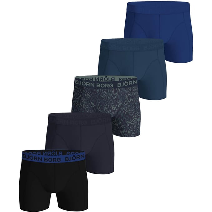 Björn Borg Cotton Stretch Boxershorts Heren (5-pack) - Maat XXL