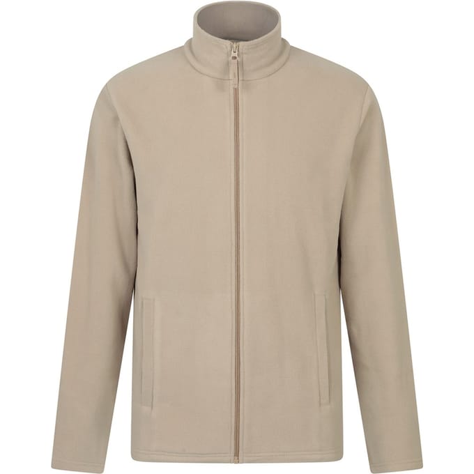 Mountain Warehouse Heren Raso Full Zip Fleece Top (Gebroken wit)