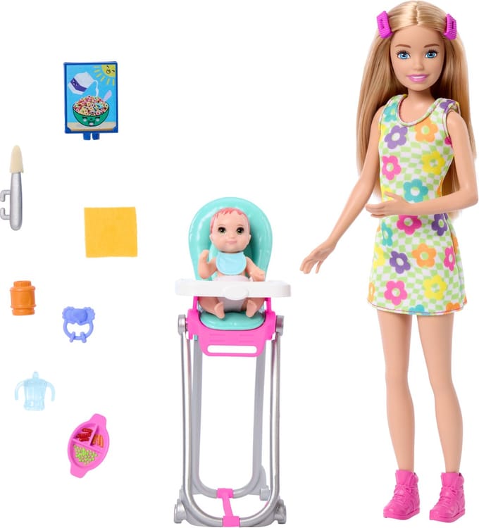 Barbie Skipper  Babysitters Inclusief Pop En  Speelset