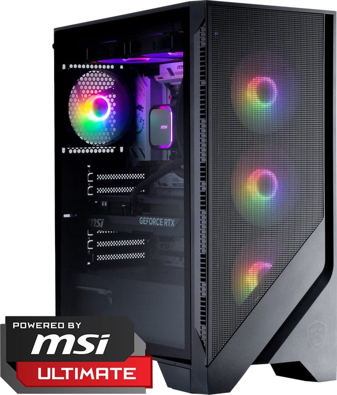 MSI Intel Game PC - GeForce RTX 5070 12GB - Intel Core Ultra 5 245KF - 32GB DDR5 - 1TB SSD - WiFi + Win 11 Home