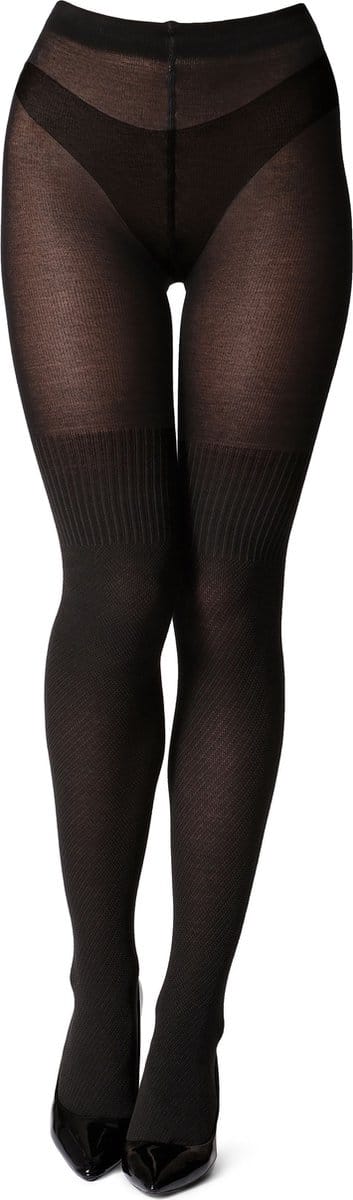 Bellivalini Dames Panty - 100 DEN - Medium gloss - Katoen - BLV-GI-1116 - Grafiet - S