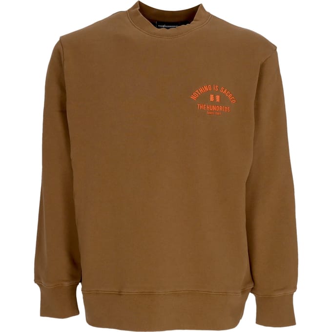 Temp Crewneck Heren Sweatshirt Bruin