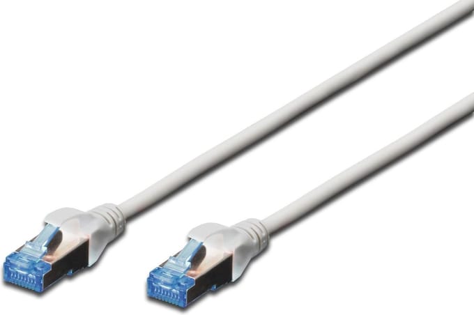 Digitus UTP-kabels CAT 5e F-UTP Patchkabel, PVC, AWG 26/7, Länge 20m, Farbe grau