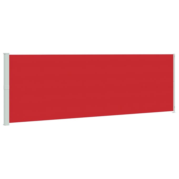 vidaXL Tuinscherm uittrekbaar 200x600 cm rood