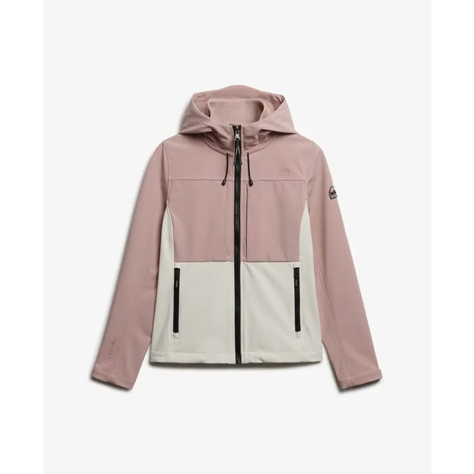Dames wandeljack met capuchon Superdry Colourblock
