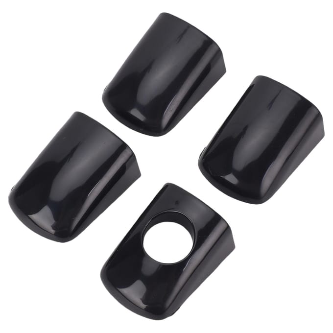 4 Stuks Deurklink Eindkap Nauwkeurige Pasvorm Eenvoudige Installatie 9101JS Vervanging voor 207 308 2008 Partner black