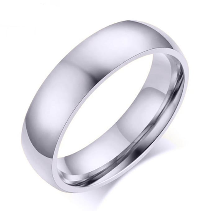 Victorious Ring Zilverkleurig Staal Heren en Dames – Maat 72 (23mm)