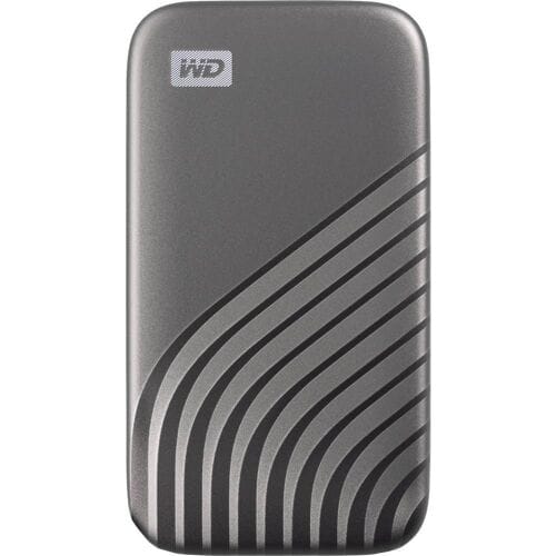 WD My Passport 2 TB Externe SSD harde schijf (2,5 inch) USB-C Grijs WDBAGF0020BGY-WESN