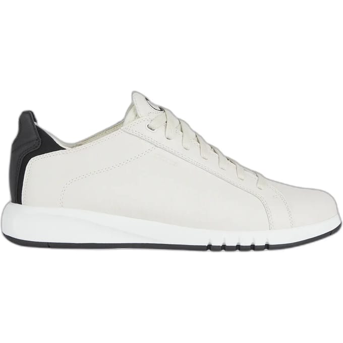 GEOX AERANTIS HEREN Sneakers - WIT/ZWART - Maat 46