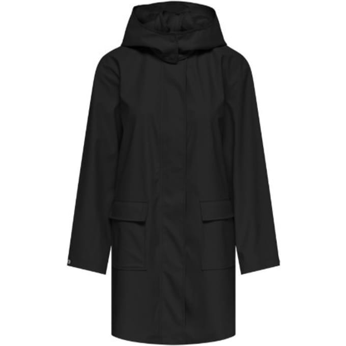 Jacqueline de Yong Rosemary raincoat Zwart
