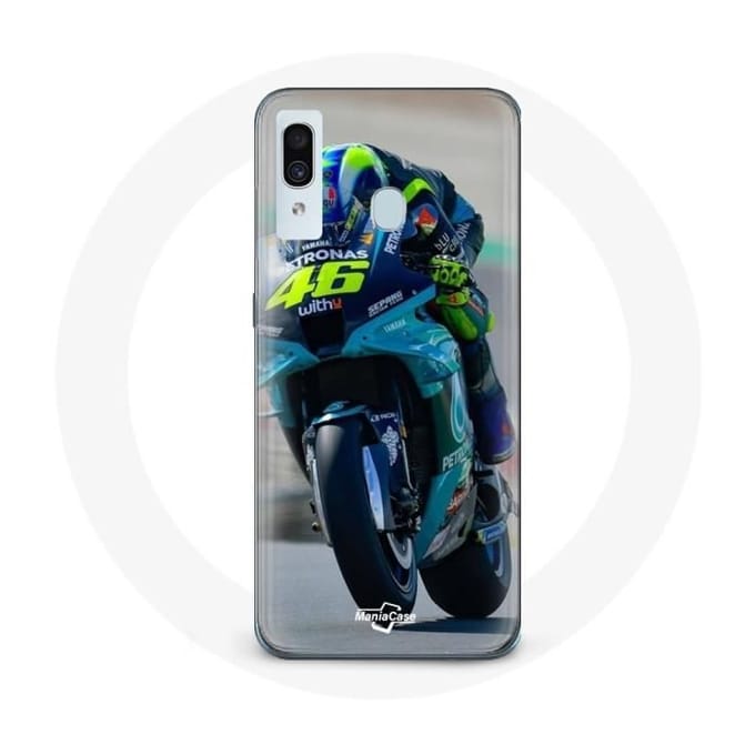 Coque pour Samsung Galaxy A20 Valentino Rossi Pilote de vitesse
