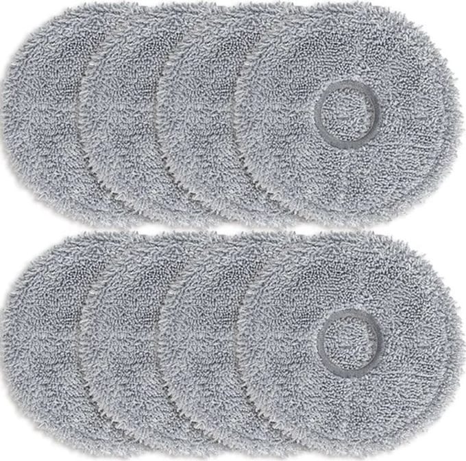 Set van 8 dweilpads, compatibel met de X10/S10 Plus/L10S Ultra robotstofzuigeraccessoire dweilpads.