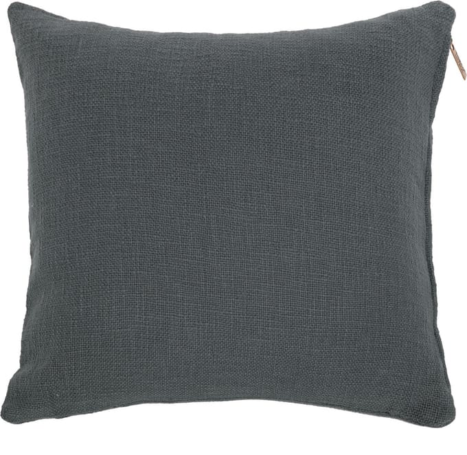 Tiseco - Kussen (gevuld) COTTON SLUB - met rits - 60x60 cm - Grijs