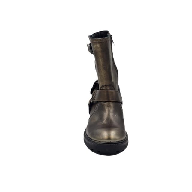 Lazamani Vintage Biker boots zilver Leer - Maat 37