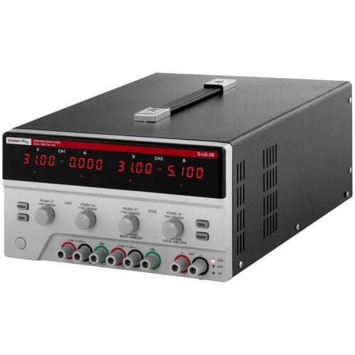 Stamos Soldering Laboratorium voeding - 2x 0-30 V, 0-5 A DC, 550 W 10021058