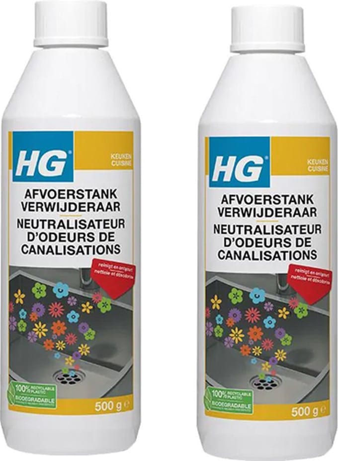 HG Afvoerstankverwijderaar - 2 stuks + gratis KD handschoenen